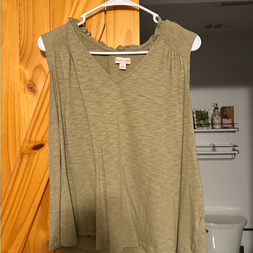 Knox Rose Sage Green Blouse